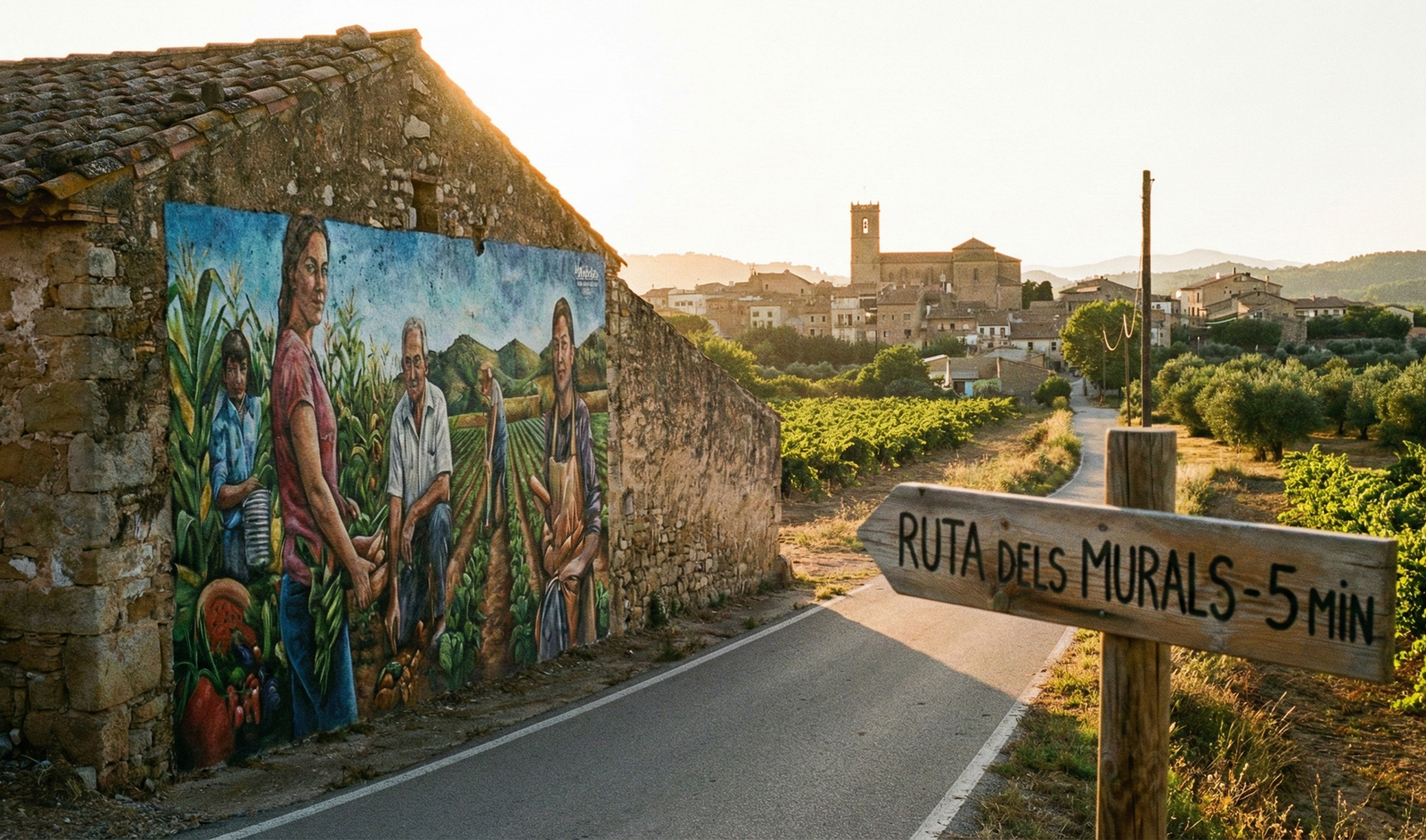 Què veure a prop de Piera? Escapa't a la Ruta dels Murals (a només 5 minuts)